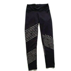 LABELLA MAFIA Sports Pants Leggines Black White XS